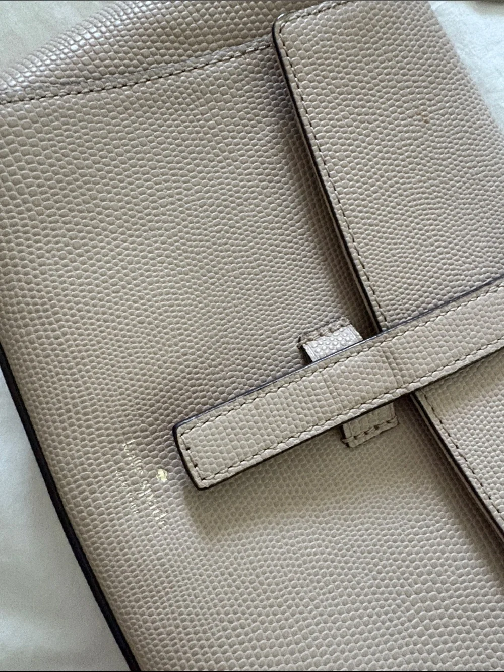 kate spade Pebbled Leather Crossbody in Light Taupe